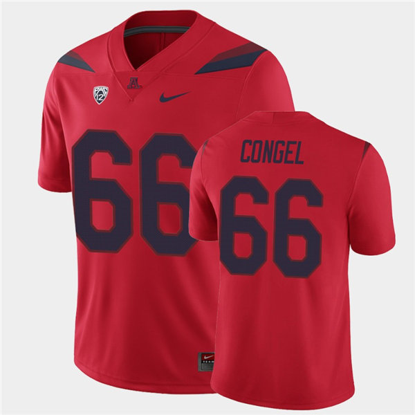 Mens Arizona Wildcats #66 Robert Congel Nike Red College Football Game Jersey