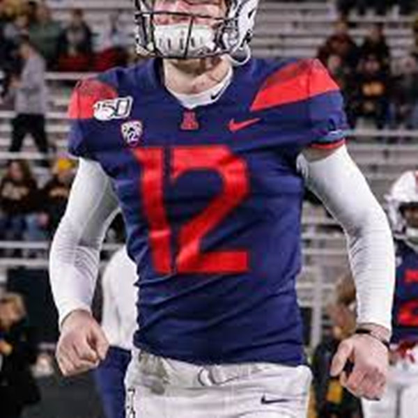 Mens Arizona Wildcats #12 Kevin Doyle Nike Navy College Football Game Jersey