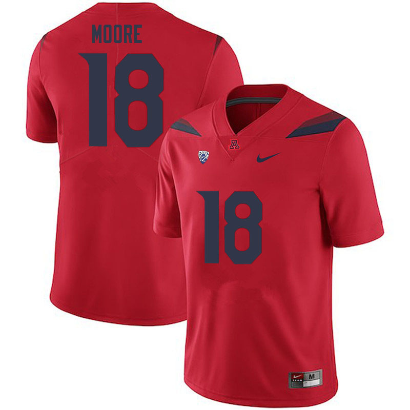 Mens Arizona Wildcats #18 Nick Moore Nike Red College Football Game Jersey