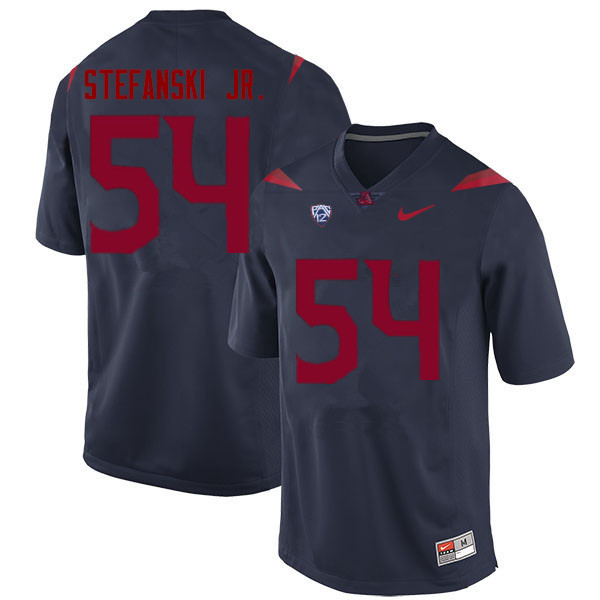 Mens Arizona Wildcats #54 Matthew Stefanski Jr. Nike Navy College Football Game Jersey