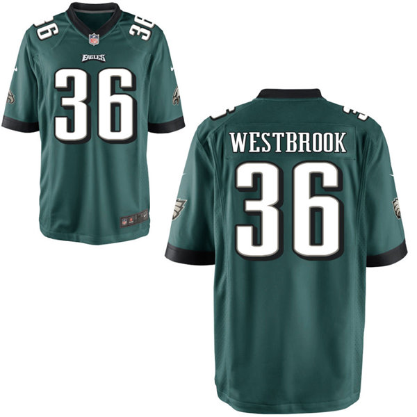Youth Philadelphia Eagles Retired Player #36 Brian Westbrook Nike Midnight Green Limited Jersey 