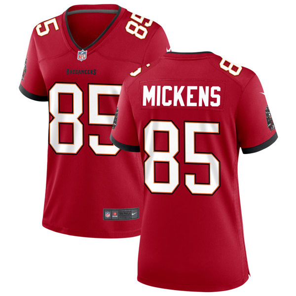 Womens Tampa Bay Buccaneers #85 Jaydon Mickens Nike Home Red Limited Jersey