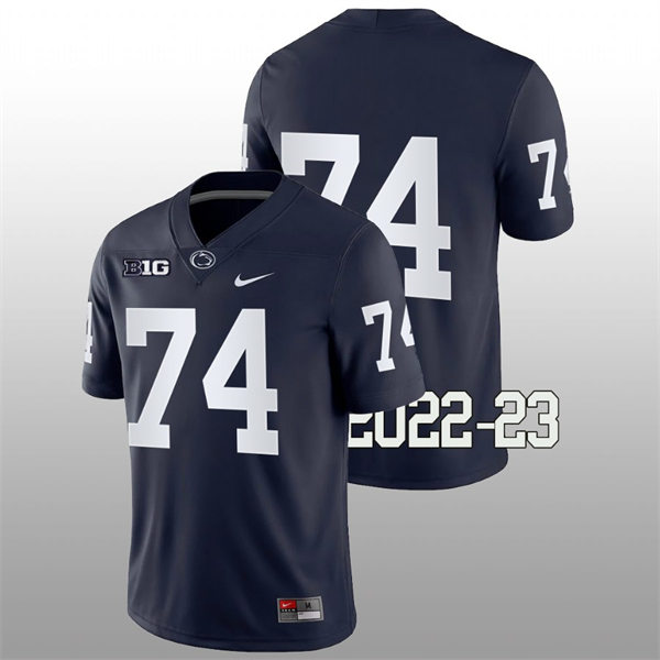 Mens Penn State Nittany Lions #74 Olumuyiwa Fashanu Nike Navy College Game Football Jersey