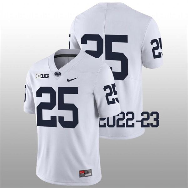 Mens Penn State Nittany Lions #25 Daequan Hardy Nike White College Game Football Jersey