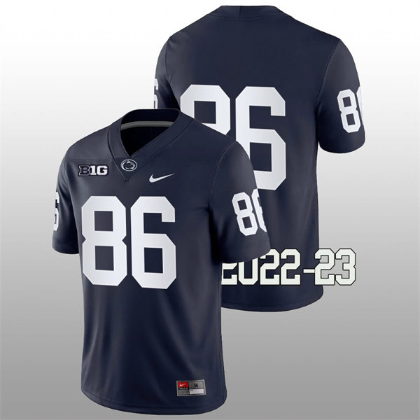 Mens Penn State Nittany Lions #86 Jason Estrella Nike Navy College Game Football Jersey