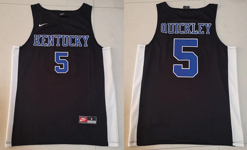 Mens Kentucky Wildcats #5 Immanuel Quickley 2018 Black College Basketball Game Jersey