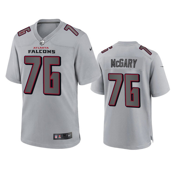 Men's Atlanta Falcons #76  Kaleb McGary Nike Atmosphere Fashion Game Jersey - Gray