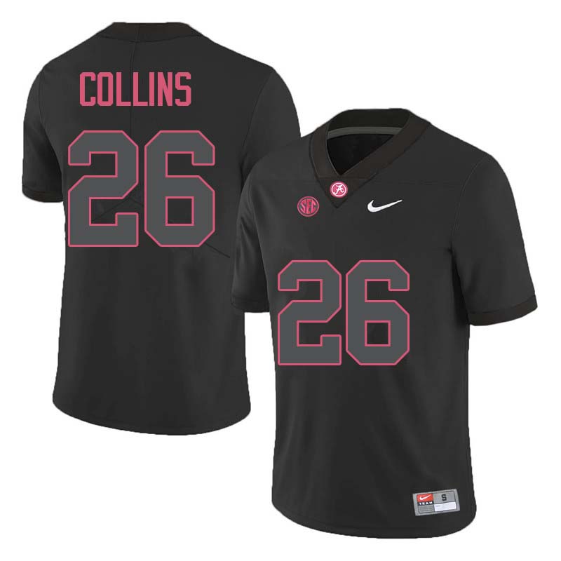 Men's Youth Alabama Crimson Tide #26 Landon Collins Nike Blackout College Game Football Jersey