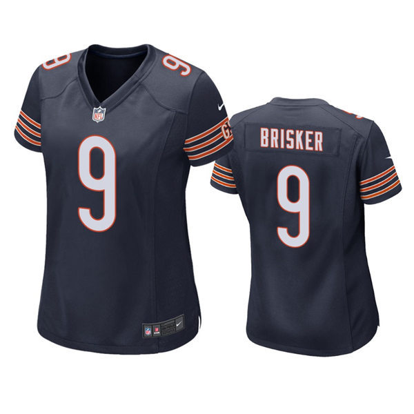 Womens Chicago Bears #9 Jaquan Brisker Nike Navy Limited Jersey