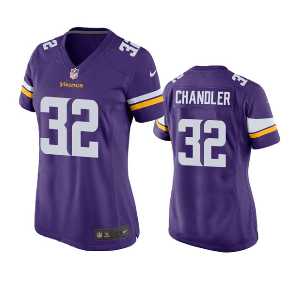 Women's Minnesota Vikings #32 Ty Chandler Nike Purple Limited Jersey