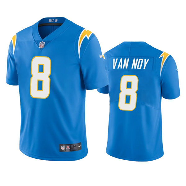 Men's Los Angeles Chargers #8 Kyle Van Noy Powder Blue Vapor Limited Player Jersey