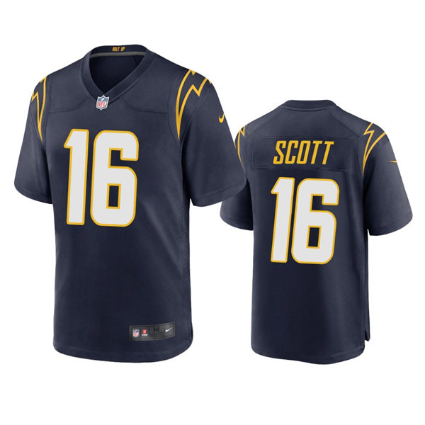 Men's Los Angeles Chargers #16 J.K. Scott Navy Alternate Vapor Limited Player Jersey