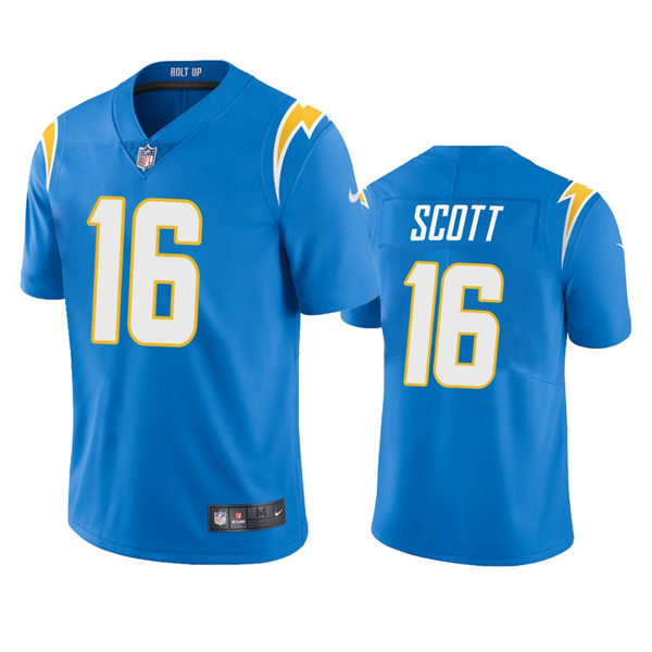 Men's Los Angeles Chargers #16 J.K. Scott Powder Blue Vapor Limited Player Jersey