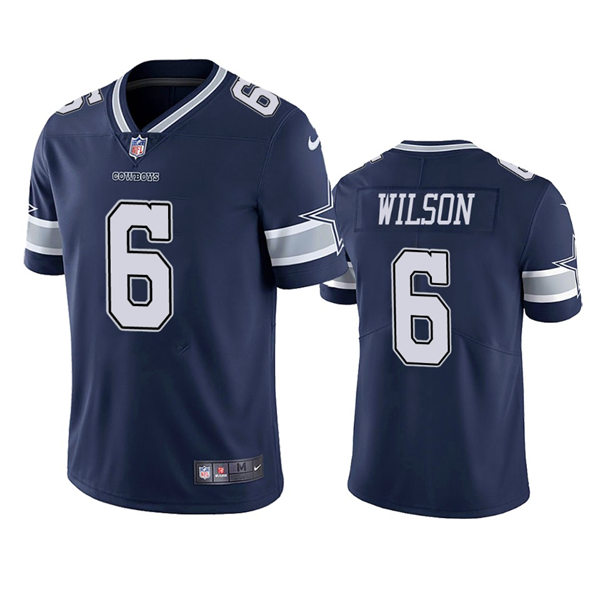Mens Dallas Cowboys #6 Donovan Wilson Nike Navy Team Color Vapor Untouchable Limited Player Jersey