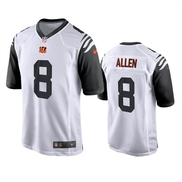 Men's Cincinnati Bengals #8 Brandon Allen Nike White Color Rush Limited Jersey