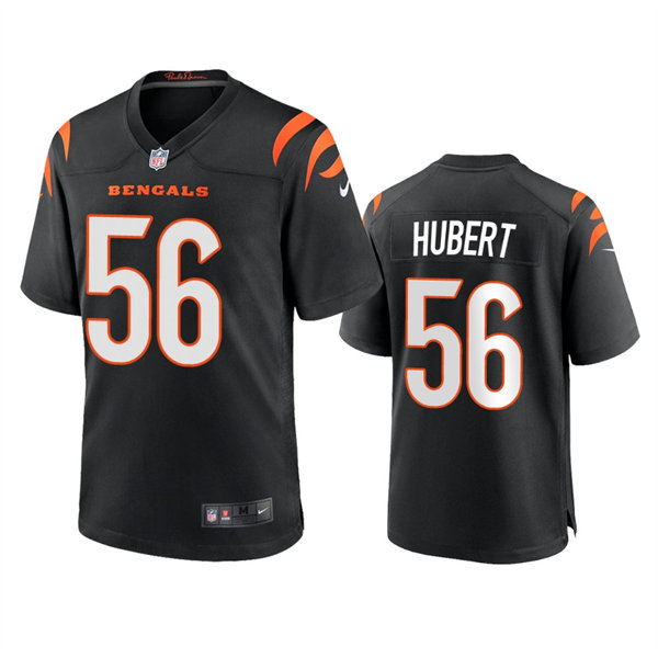 Men's Cincinnati Bengals #56 Wyatt Hubert Nike Black Team Color Vapor Limited Jersey