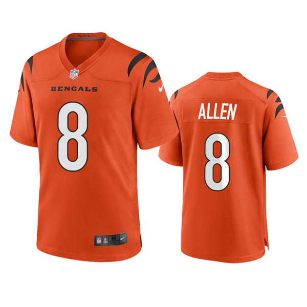 Men's Cincinnati Bengals #8 Brandon Allen Nike Orange Alternate Vapor Limited Jersey