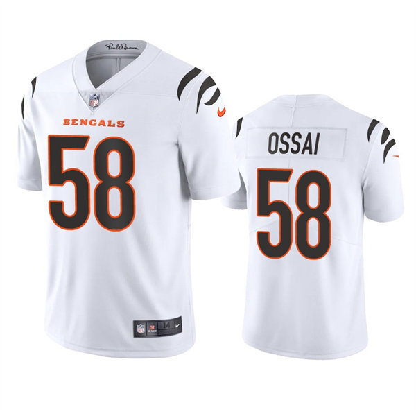 Men's Cincinnati Bengals #58 Joseph Ossai Nike White Away Vapor Limited Jersey