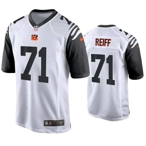 Men's Cincinnati Bengals #71 Riley Reiff Nike White Color Rush Limited Jersey