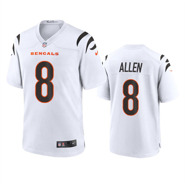 Men's Cincinnati Bengals #8 Brandon Allen Nike White Away Vapor Limited Jersey