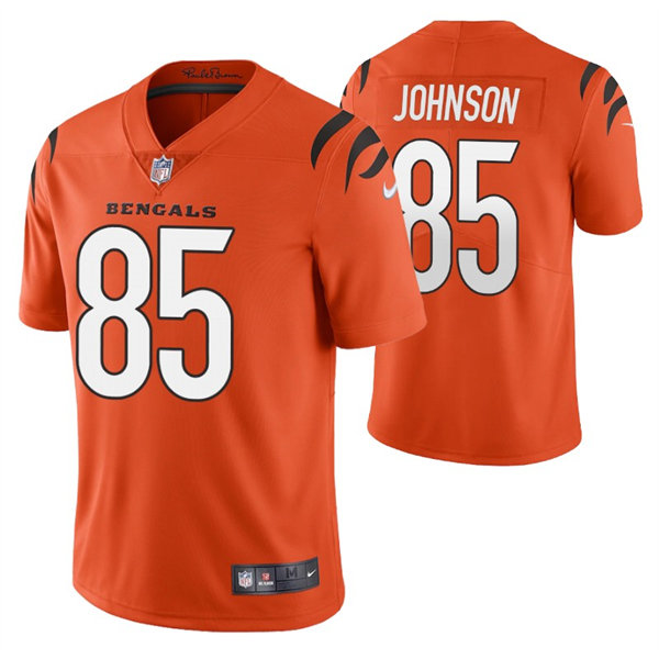 Men's Cincinnati Bengals Retired Player #85 Chad Johnson Nike Orange Alternate Vapor Limited Jersey