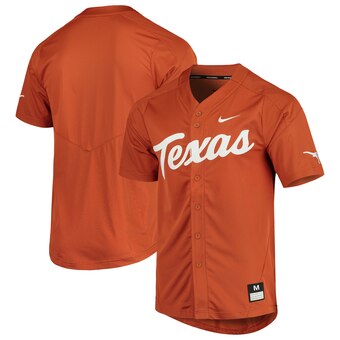 Men's Texas Longhorn Blank Nike Orange College Baseball Game Jersey