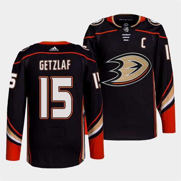 Mens Anaheim Ducks #15 Ryan Getzlaf Adidas Black Home Jersey
