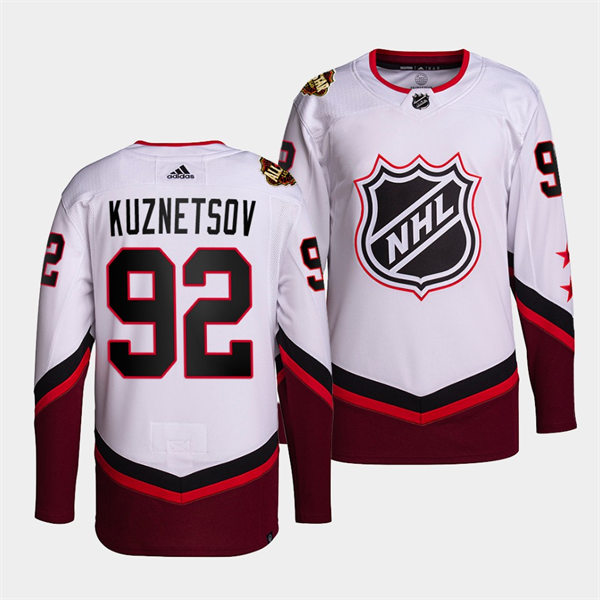 Men's Washington Capitals #92 Evgeny Kuznetsov White 2022 NHL All-Star Game Eastern Conference Jersey