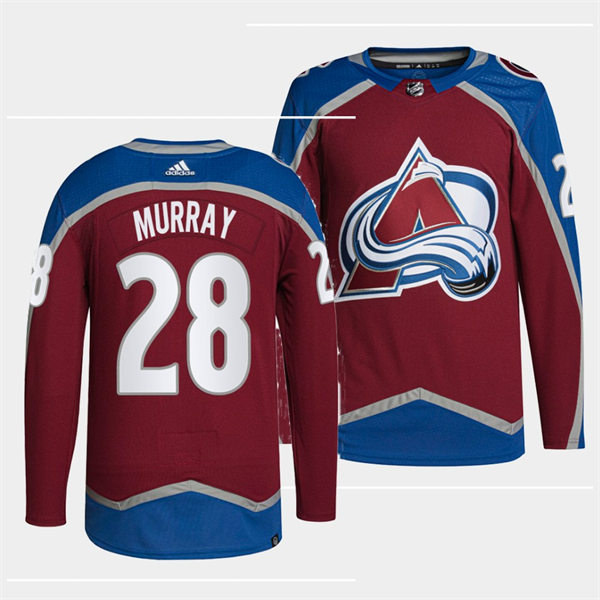 Men's Colorado Avalanche #28 Ryan Murray Burgundy Home Primegreen Player Jersey