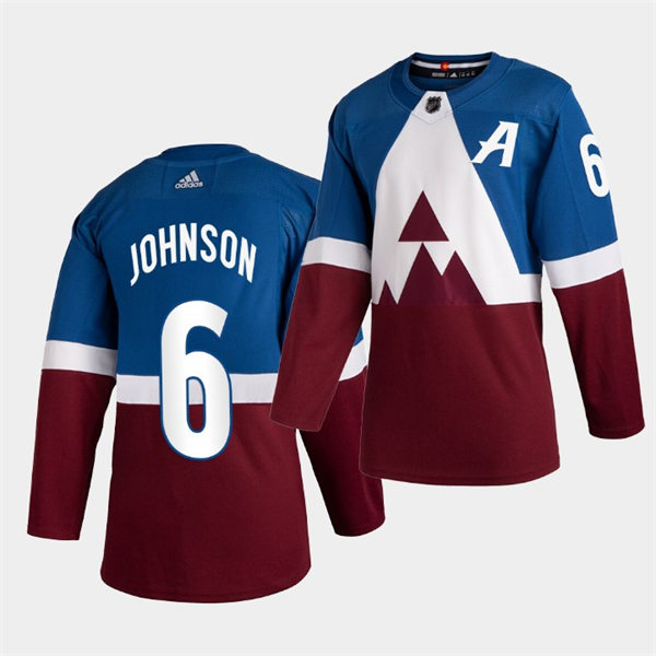 Men's Colorado Avalanche #6 Erik Johnson 2020 Stadium Series Jersey