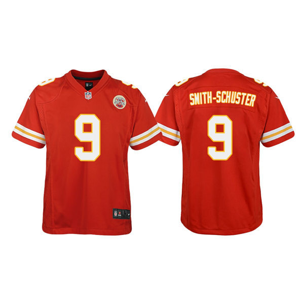 Youth Kansas City Chiefs #9 JuJu Smith-Schuster Nike Red Limited Jersey