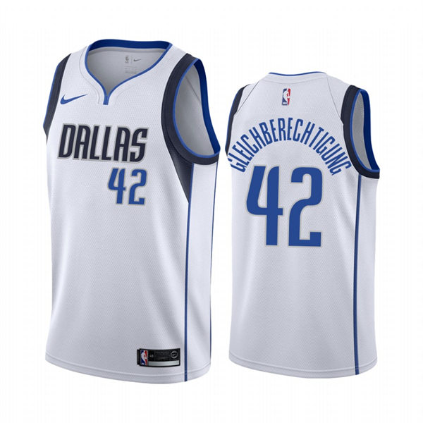 Mens Dallas Mavericks #42 Maxi Kleber Nike White Association Edition Jersey