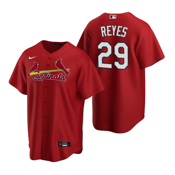 Mens St. Louis Cardinals #29 Alex Reyes Nike Red Alternate CoolBase Jersey