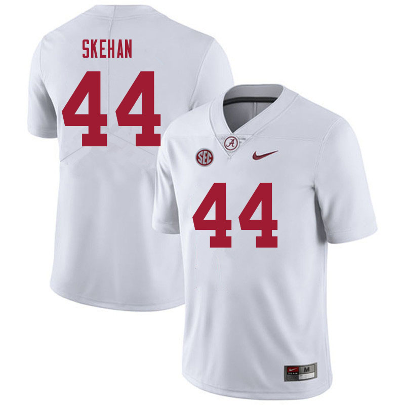 Men's Youth Alabama Crimson Tide #44 Charlie Skehan White College Football Game Jersey