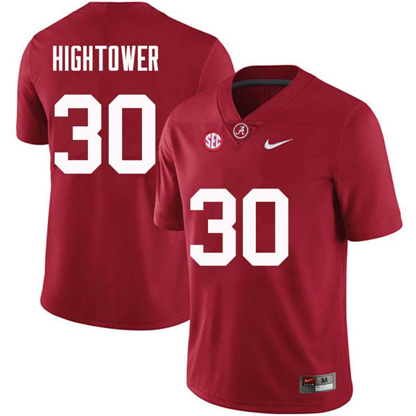 Men's Youth Alabama Crimson Tide #30 Donta Hightower Crimson College Football Game Jersey