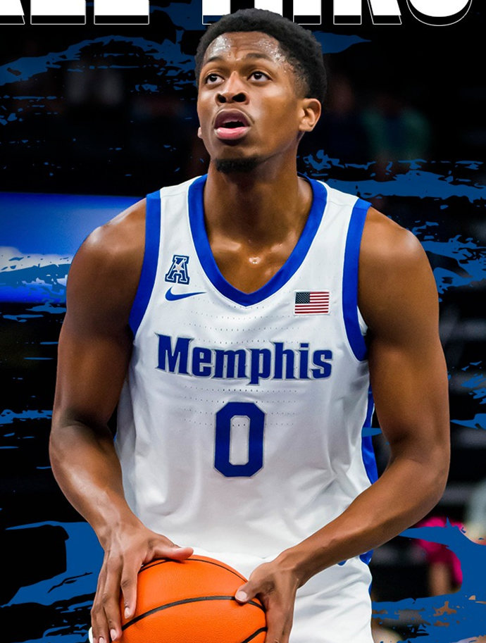 Mens Youth Memphis Tigers #0 Elijah McCadden Nike 2023 White College Basketball Game Jersey