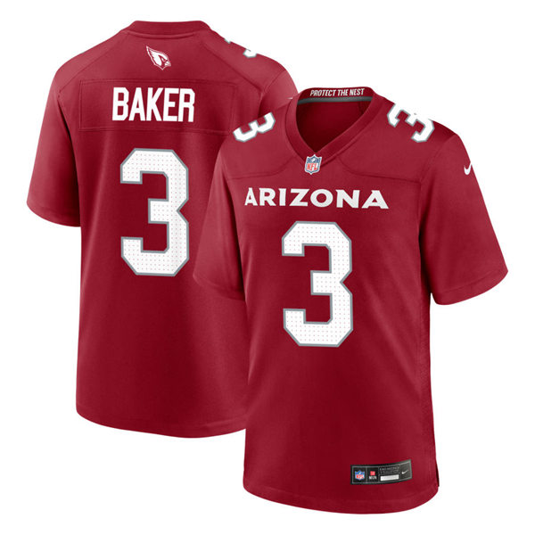Mens Arizona Cardinals #3 Budda Baker Nike 2023 Cardinal Vapor Limited Player Jersey