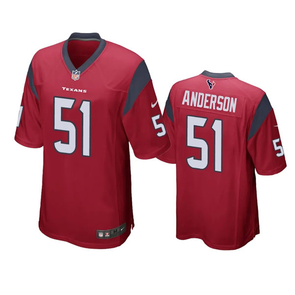Men's Houston Texans #51 Will Anderson Jr.  Nike Red Alternate Vapor Limited Player Jersey