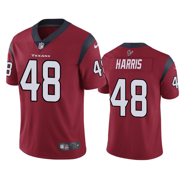 Men's Houston Texans #48 Christian Harris Nike Red Alternate Vapor Limited Player Jersey