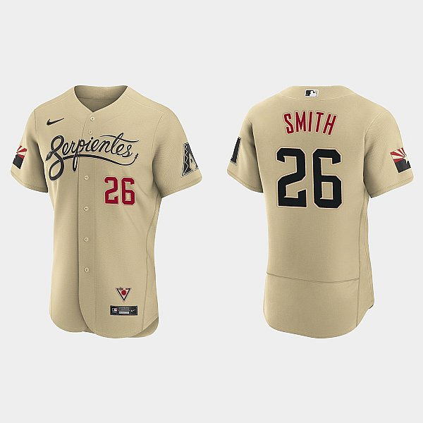 Mens Youth Arizona Diamondbacks #26 Pavin Smith Nike Tan City Connect Jersey