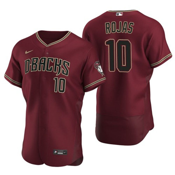 Mens Youth Arizona Diamondbacks #10 Josh Rojas  Nike Crimson Alternate FlexBase Jersey