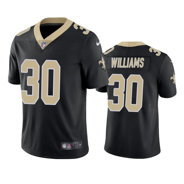 Men's New Orleans Saints #30 Jamaal Williams Nike Black Vapor Untouchable Limited Jersey