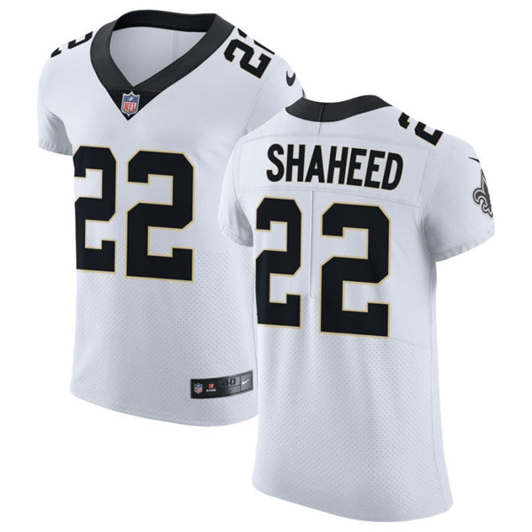 Men's New Orleans Saints #22 Rashid Shaheed Nike White Vapor Untouchable Limited Jersey