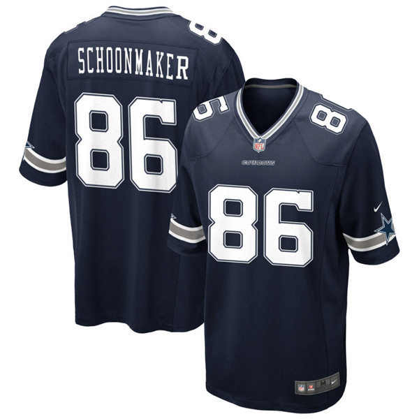 Mens Dallas Cowboys #86 Luke Schoonmaker Nike Navy Team Color Vapor Untouchable Limited Player Jersey