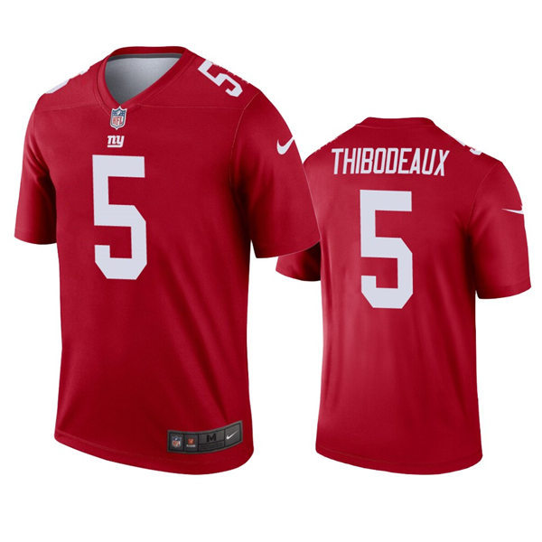 Men's New York Giants #5 Kayvon Thibodeaux Nike Red Vapor Untouchable  Limited Player Jersey