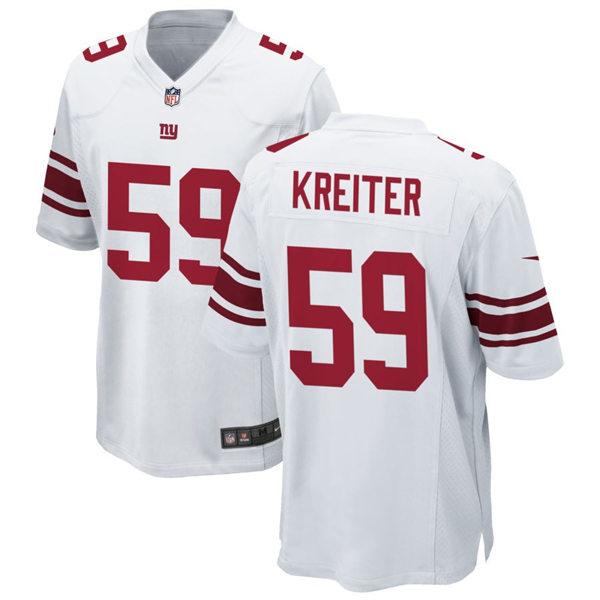 Mens New York Giants #59 Casey Kreiter Nike White Vapor Untouchable Limited Jersey