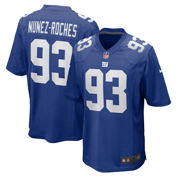 Men's New York Giants #93 Rakeem Nunez-Roches Nike Royal Team Color Vapor Untouchable Limited Jersey