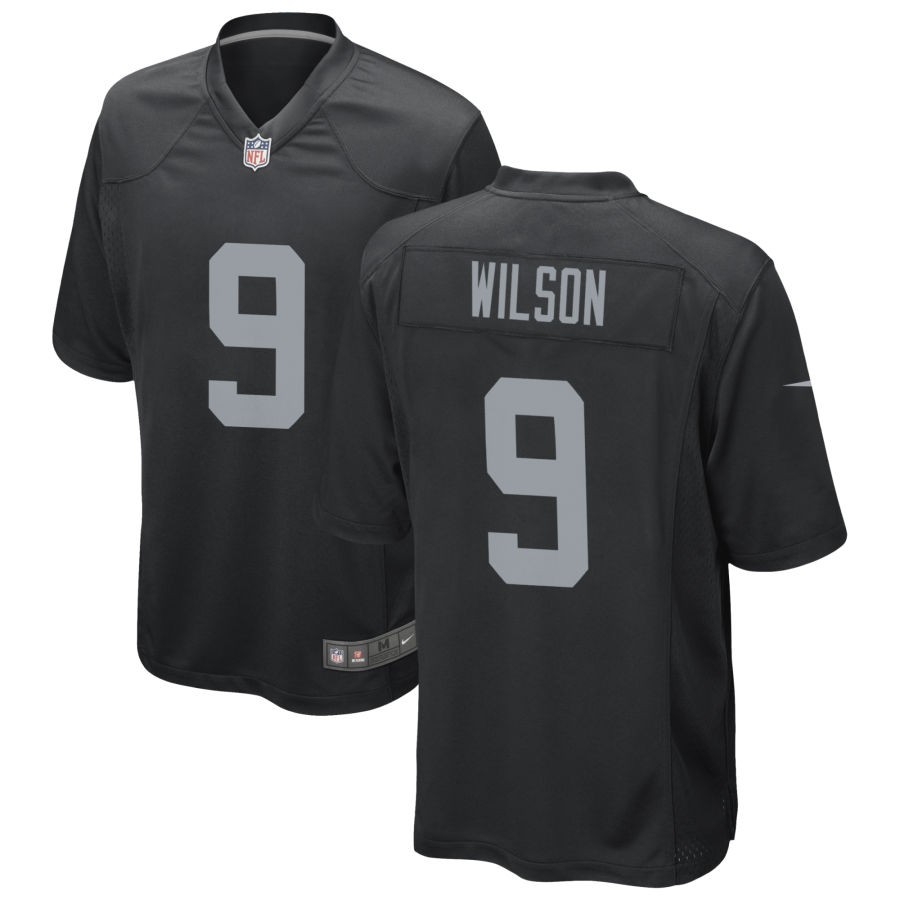 Men's Las Vegas Raiders #9 Tyree Wilson Nike Black Vapor Untouchable Limited Player Jersey