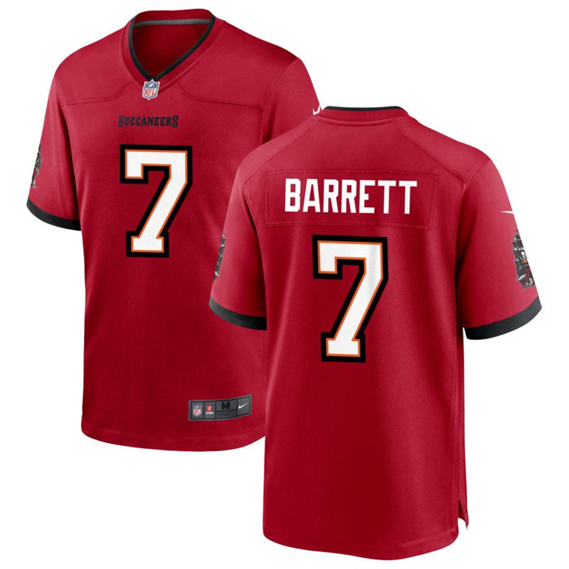 Mens Tampa Bay Buccaneers #7 Shaquil Barrett Nike 2023 Home Red Vapor Limited Player Jersey
