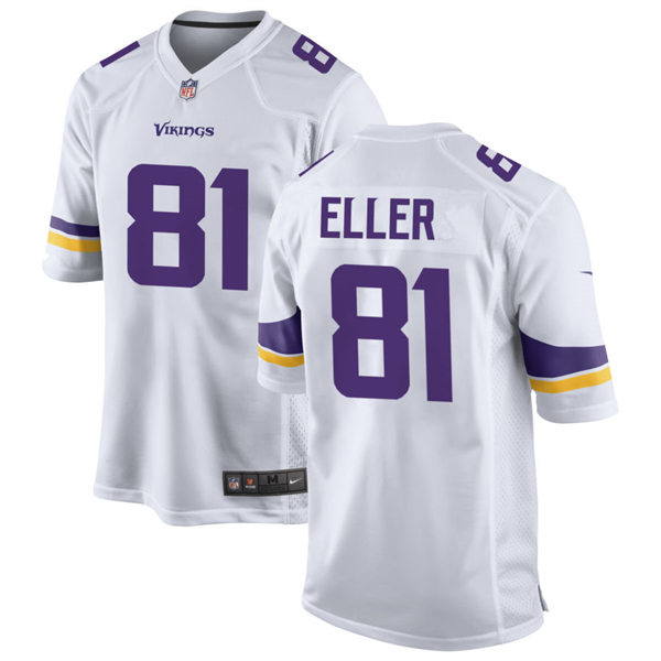 Men's Minnesota Vikings Retired Player #81 Carl Eller Nike White Vapor Untouchable Limited Jersey